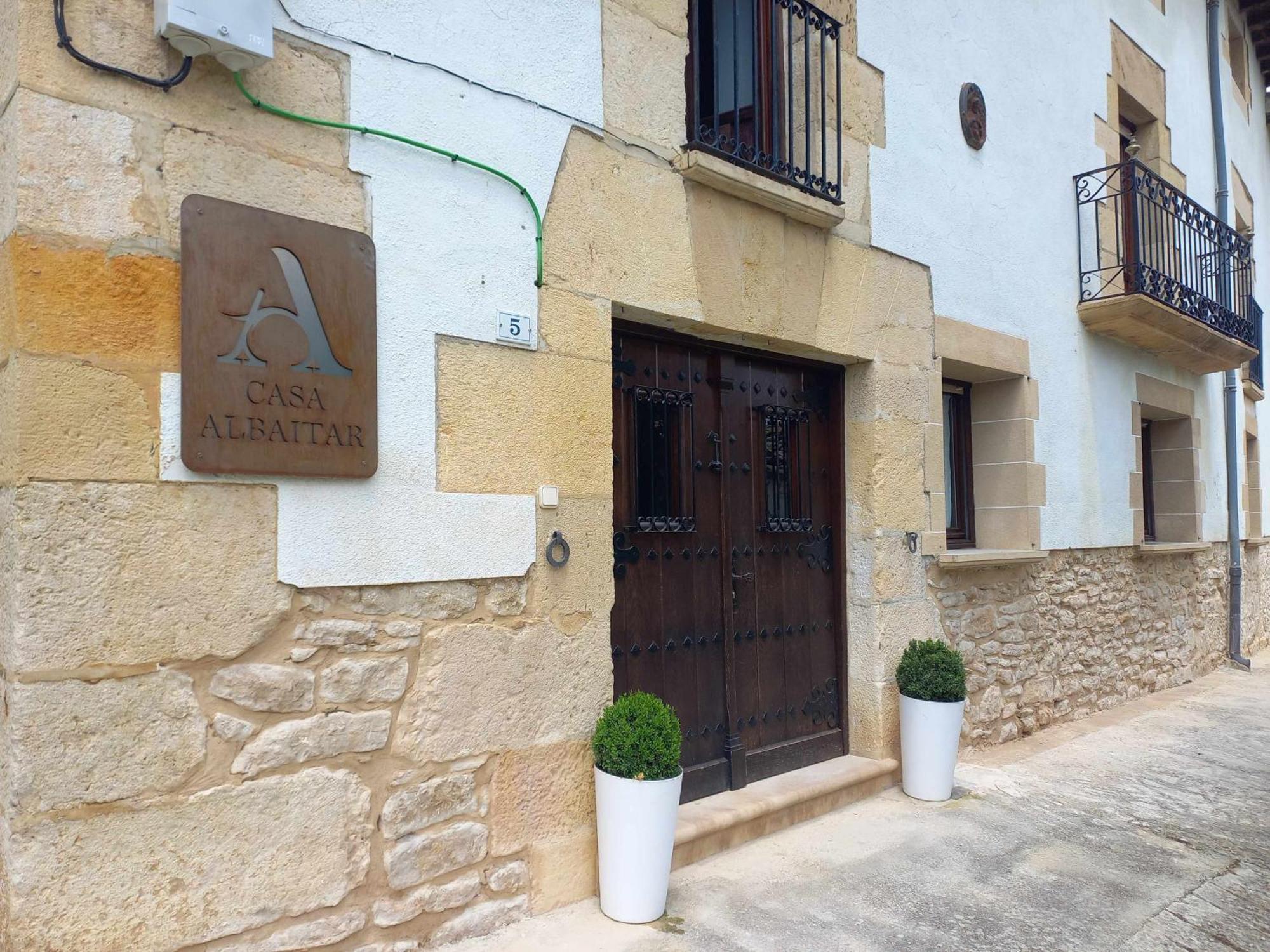 Casa Albaitar Con Piscina Y Sala De Juegos Azcona Exterior foto